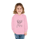 Toddler Pullover Fleece Hoodie - 'Love Like Jesus' - 44