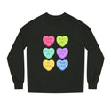 Valentine's Love Heart Sweatshirt | Unisex Crew Neck for Couples - 2