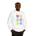 Valentine's Love Heart Sweatshirt | Unisex Crew Neck for Couples - 6