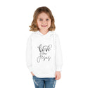 Toddler Pullover Fleece Hoodie - 'Love Like Jesus' - 17