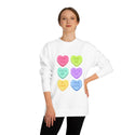 Valentine's Love Heart Sweatshirt | Unisex Crew Neck for Couples - 1