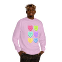 Valentine's Love Heart Sweatshirt | Unisex Crew Neck for Couples - 11