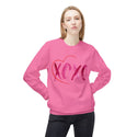 XOXO Heart Crewneck Sweatshirt - Soft Midweight Fleece for Cozy Days - 1