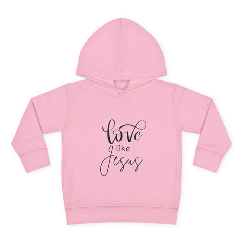 Buy pink Toddler Pullover Fleece Hoodie - &#39;Love Like Jesus&#39;