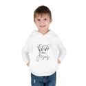 Toddler Pullover Fleece Hoodie - 'Love Like Jesus' - 16