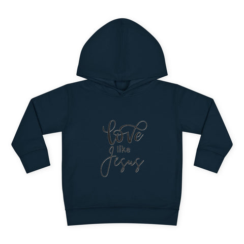 Buy navy Toddler Pullover Fleece Hoodie - &#39;Love Like Jesus&#39;