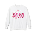 XOXO Heart Crewneck Sweatshirt - Soft Midweight Fleece for Cozy Days - 2