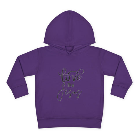 Buy purple Toddler Pullover Fleece Hoodie - &#39;Love Like Jesus&#39;