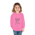 Toddler Pullover Fleece Hoodie - 'Love Like Jesus' - 47