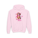 Youth Spread Love Hoodie - Cute Bubblegum Golden Doodle - 1