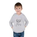 Toddler Pullover Fleece Hoodie - 'Love Like Jesus' - 22