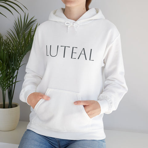 The Luteal Phase Hoodie White