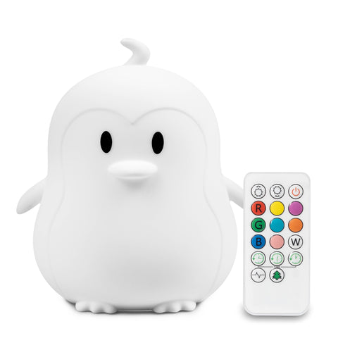 White lumipet Penguin with remote