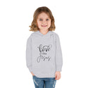 Toddler Pullover Fleece Hoodie - 'Love Like Jesus' - 23