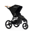 Speed Jogging Stroller in all black with cork handlebar