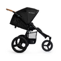 Speed Jogging Stroller in all black with cork handlebar