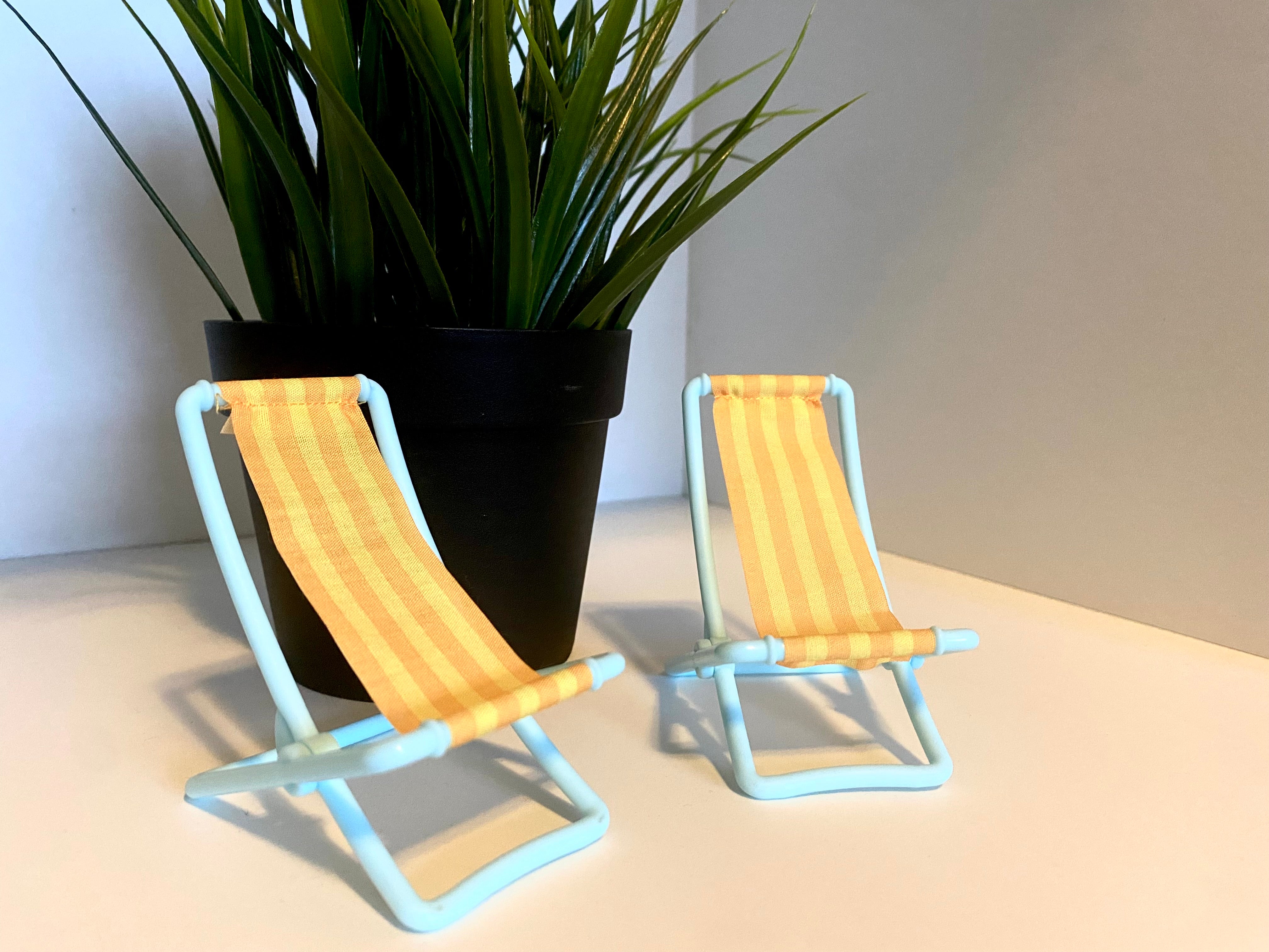 Miniature beach online chairs