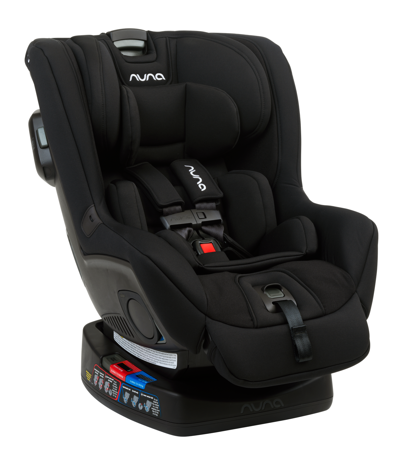 Nuna Rava Convertible Car Seat Caviar Mom's Milk Boutique