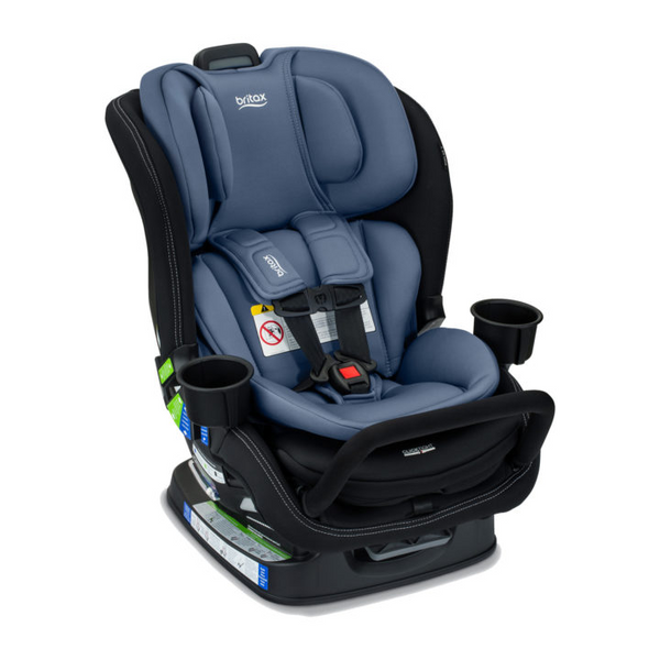 Britax carseat in blue with black frame