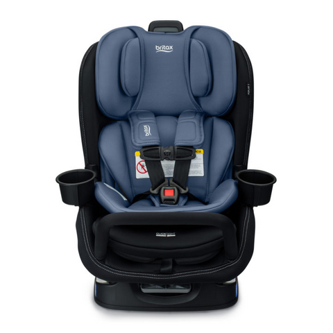 Britax carseat in blue with black frame