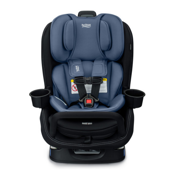 Britax carseat in blue with black frame