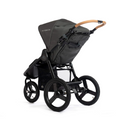 Speed Stroller in Storm Gray with black frame and cork handlebar