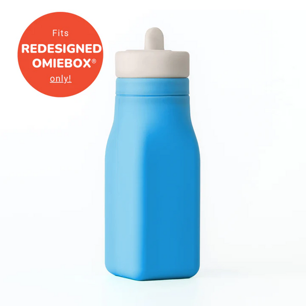 OmieBottle Silicone Water Bottle ~ Blue