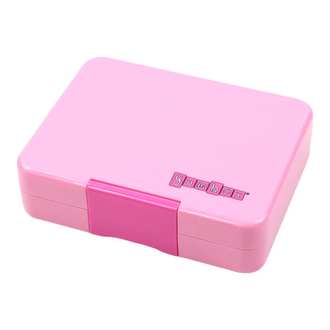 Pink snack box with rainbow insert