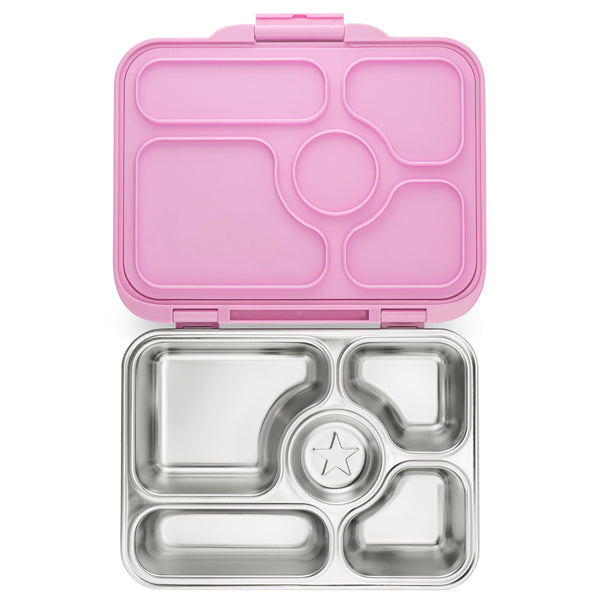 Open Presto - Pink lid and stainless steel compartments