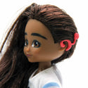 Sie of dolls head showing her earpiece
