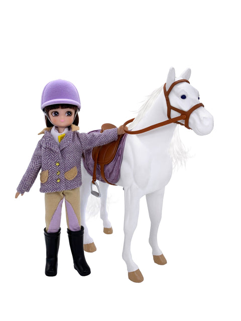 Lottie Doll with White Pony