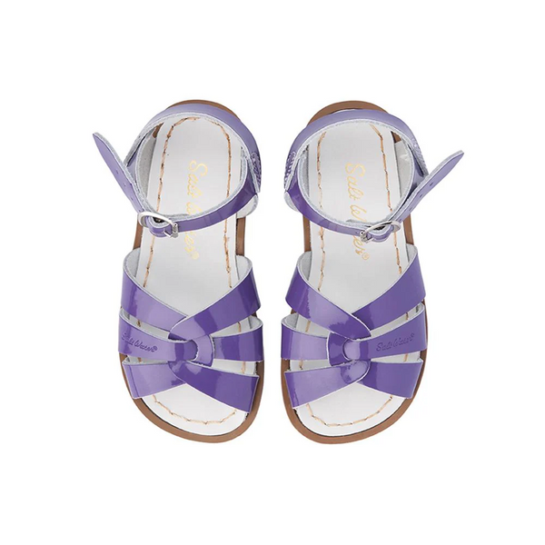 Salt Water Original Infant Sandal | Shiny Purple Size 5 Infant