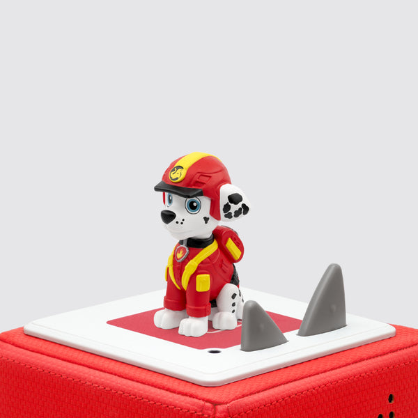 Tonies - PAW Patrol Jungle Pups: Marshall Tonie on red Toniebox