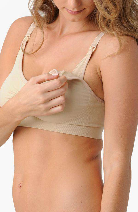 Women with Front Maternity Breast Bra Feeding Underwear Gathered Buckle  Intimates Sexy Nurse, Beige, 95B : : Clothing, Shoes & Accessories