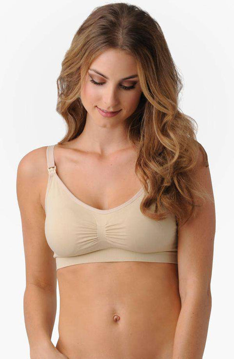 Empower Flexible Wire Balcony T-Shirt Nursing Bra by Charley M in Nude