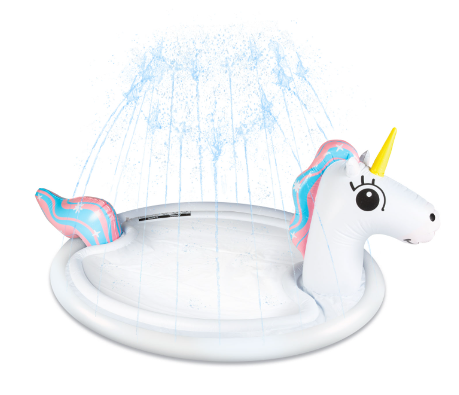 Good　Boutique　Mom's　Inflatable　Sprinkler　Banana　Unicorn　Milk　Splashy　Pad